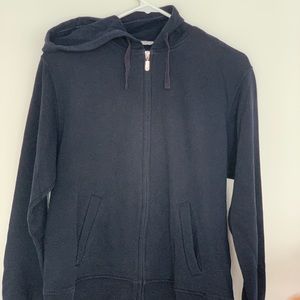 Black zip up